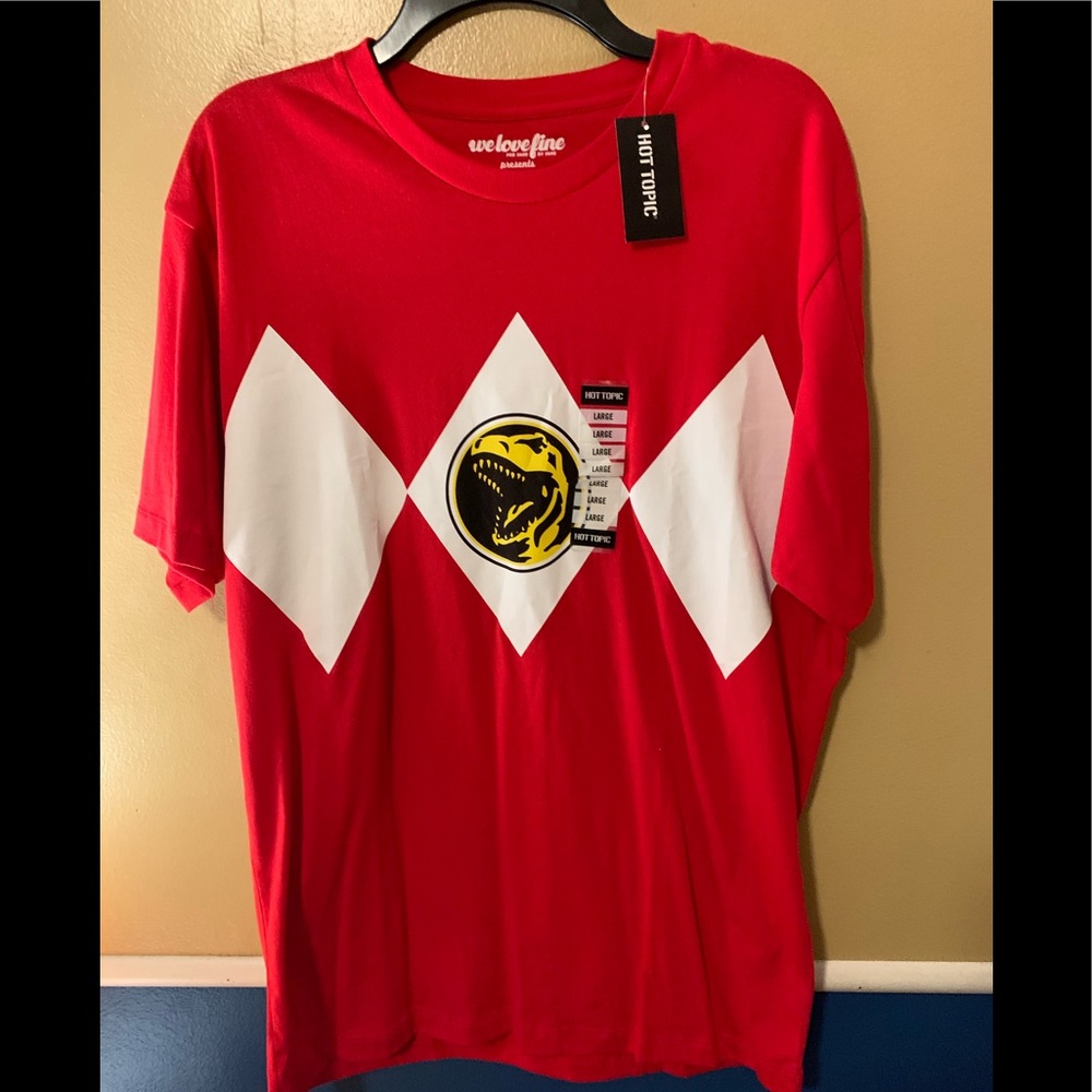 Red ranger shirt